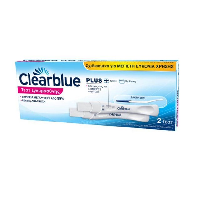 Clearblue Plus 2τμχ Clearblue Plus 2τμχ