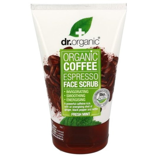 Dr. Organic Coffee Espresso Face Scrub with Fresh Mint Απολεπιστικό Προσώπου 125ml Dr. Organic Coffee Espresso Face Scrub with Fresh Mint Απολεπιστικό Προσώπου 125ml