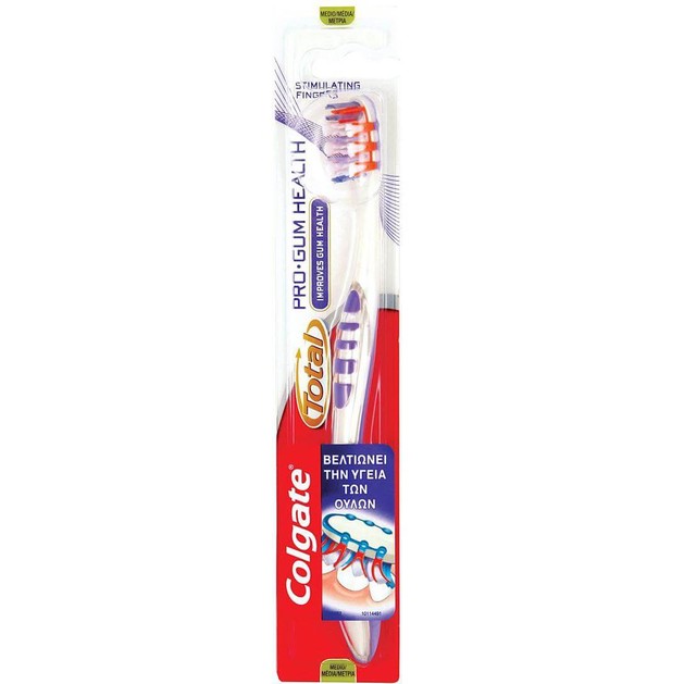 Colgate Total Pro Gum Health Οδοντόβουρτσα Ειδικά Σχεδιασμένη Για Να Καθαρίζει Τα Δυσπρόσιτα Σημεία Του Στόματος Medium Colgate Total Pro Gum Health Οδοντόβουρτσα Ειδικά Σχεδιασμένη Για Να Καθαρίζει Τα Δυσπρόσιτα Σημεία Του Στόματος Medium