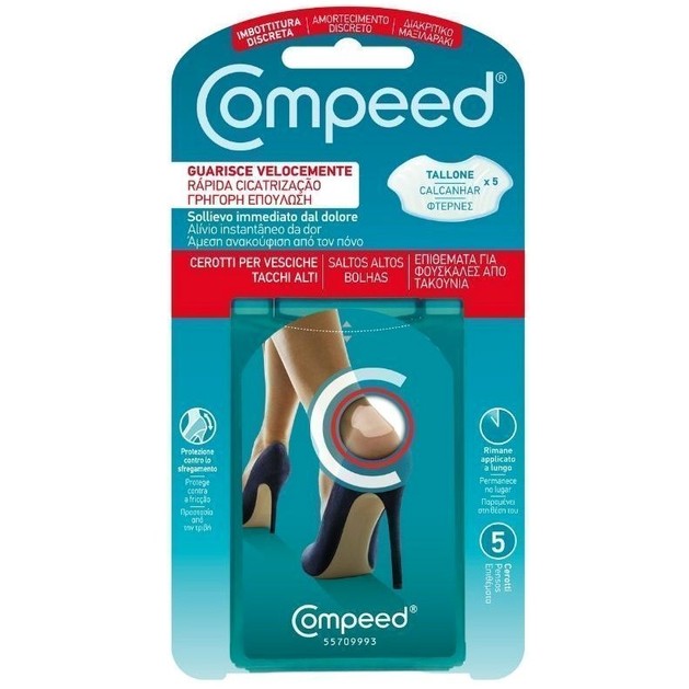 Compeed Blisters High Heels Επιθέματα για Φουσκάλες από Τακούνια, 5 τεμάχια Compeed Blisters High Heels Επιθέματα για Φουσκάλες από Τακούνια, 5 τεμάχια