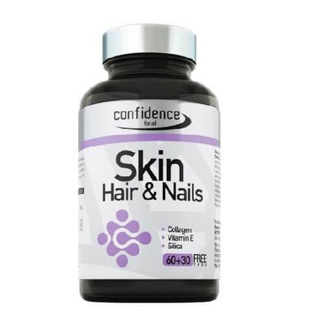 Confidence Skin, Hair & Nails Για Τη Διατήρηση Της Υγείας Του Δέρματος Των Μαλλιών Και Των Νυχιών (60+30 δώρο) Confidence Skin, Hair & Nails Για Τη Διατήρηση Της Υγείας Του Δέρματος Των Μαλλιών Και Των Νυχιών (60+30 δώρο)