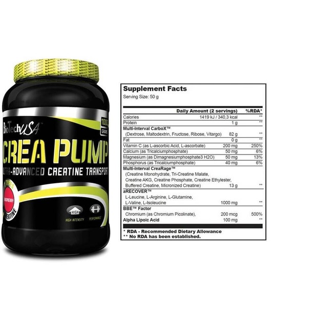 Biotech Usa Crea-Pump Αύξηση Δύναμης Κατά Τη Διάρκεια Της Προπόνησης 1000gr Biotech Usa Crea-Pump Αύξηση Δύναμης Κατά Τη Διάρκεια Της Προπόνησης 1000gr