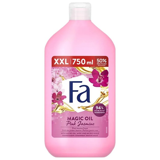 Fa Shower & Bath Magic Oil Pink Jasmin Scent 750 ml Fa Shower & Bath Magic Oil Pink Jasmin Scent 750 ml