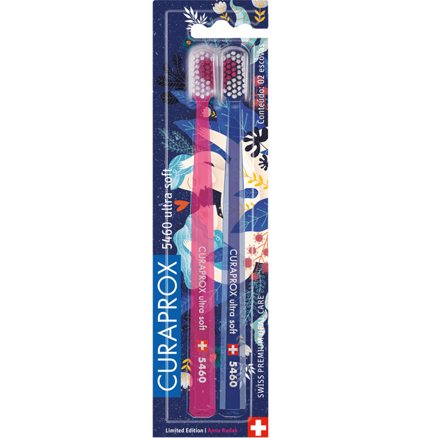 Curaprox Cs 5460 Ultra Soft Οδοντόβουρτσες με Απαλές και Ανθεκτικές Ίνες 2 τμχ Curaprox Cs 5460 Ultra Soft Οδοντόβουρτσες με Απαλές και Ανθεκτικές Ίνες 2 τμχ