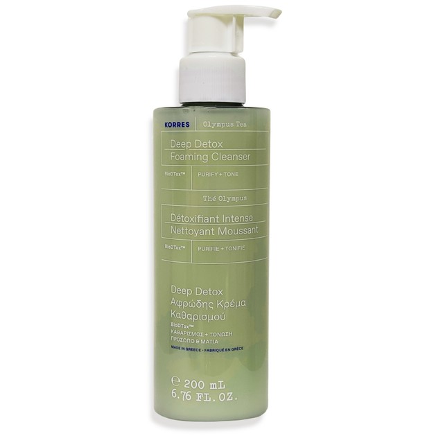 Korres Olympus Tea Deep Detox Foaming Cleanser 200ml Korres Olympus Tea Deep Detox Foaming Cleanser 200ml