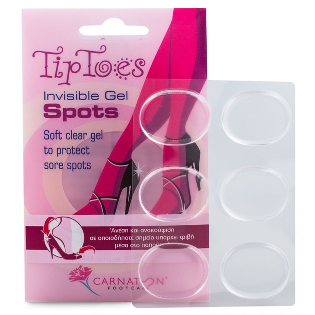 Vican Carnation TipToes Gel Spots 6τμχ Vican Carnation TipToes Gel Spots 6τμχ