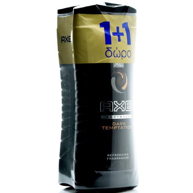 Axe Πακέτο Προσφοράς Dark Temptation Bodywash XL 2x400ml 1+1 Δώρο Axe Πακέτο Προσφοράς Dark Temptation Bodywash XL 2x400ml 1+1 Δώρο