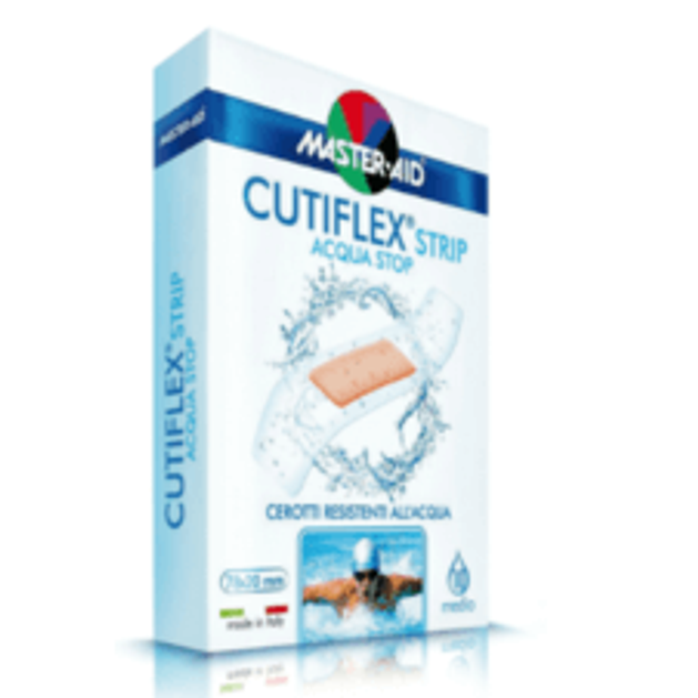 Master Aid Cutiflex Strip Αδιάβροχες, Αυτοκόλλητες Γάζες 10 pcs Master Aid Cutiflex Strip Αδιάβροχες, Αυτοκόλλητες Γάζες 10 pcs