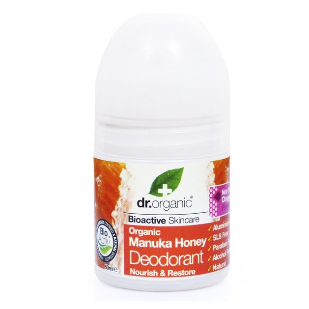 Dr.Organic Organic Manuka Honey Deodorant 50ml Dr.Organic Organic Manuka Honey Deodorant 50ml