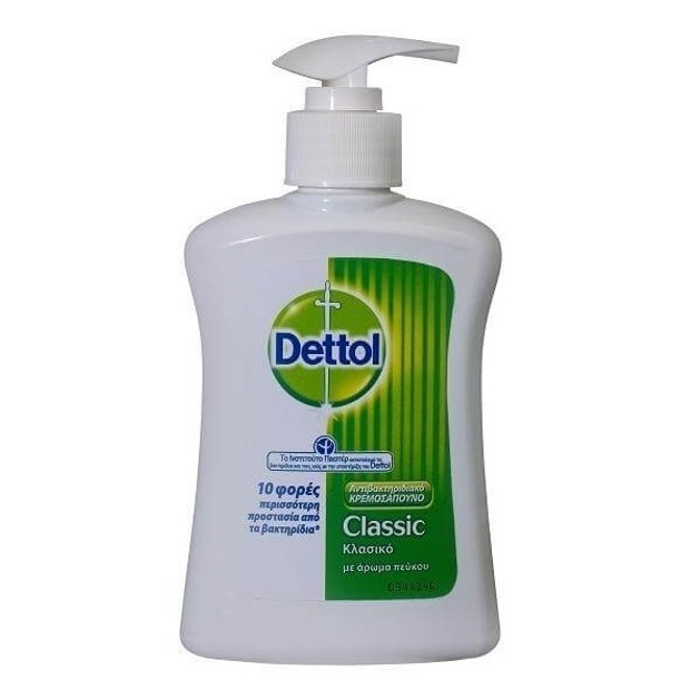 DETTOL Liquid Soap Classic Αντιβακτηριδιακό Υγρό Κρεμοσάπουνο Κλασικό 250 ml DETTOL Liquid Soap Classic Αντιβακτηριδιακό Υγρό Κρεμοσάπουνο Κλασικό 250 ml