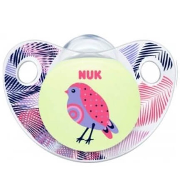 Nuk Trendline Night & Day Πιπίλα Σιλικόνης Χωρίς Κρίκο 1τμχ Nuk Trendline Night & Day Πιπίλα Σιλικόνης Χωρίς Κρίκο 1τμχ