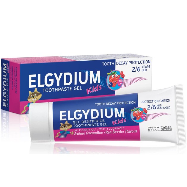 Elgydium Kids Οδοντόπαστα Grenadine Red Berries 50ml Elgydium Kids Οδοντόπαστα Grenadine Red Berries 50ml