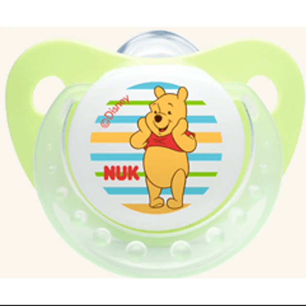 Nuk Trendline Disney Winnie the Pooh Πιπίλα Σιλικόνης με Κρίκο 1τμχ Nuk Trendline Disney Winnie the Pooh Πιπίλα Σιλικόνης με Κρίκο 1τμχ