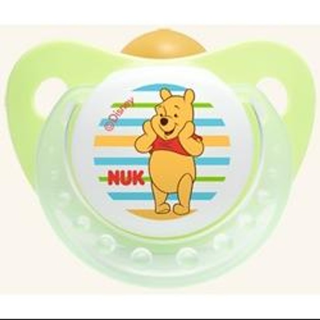 Nuk Trendline Disney Winnie the Pooh Πιπίλα Καουτσούκ με Κρίκο 1τμχ Nuk Trendline Disney Winnie the Pooh Πιπίλα Καουτσούκ με Κρίκο 1τμχ