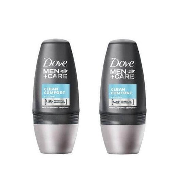 Dove Πακέτο Προσφοράς Men Αποσμητικό Roll on Clean Comfort 2 x 50ml Dove Πακέτο Προσφοράς Men Αποσμητικό Roll on Clean Comfort 2 x 50ml