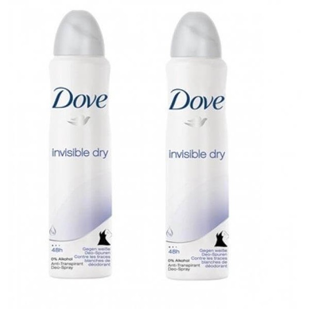 Dove Πακέτο Προσφοράς Αποσμητικό Spray Invisible 2x150ml Dove Πακέτο Προσφοράς Αποσμητικό Spray Invisible 2x150ml