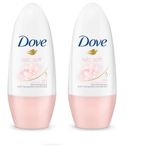 Dove Αποσμητικό Roll on Talc Soft 2 x 50ml Πακέτο 1+1 Dove Αποσμητικό Roll on Talc Soft 2 x 50ml Πακέτο 1+1