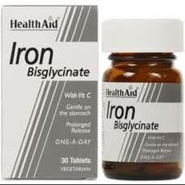 Health Aid Iron Bisglycinate 90tabs Health Aid Iron Bisglycinate 90tabs