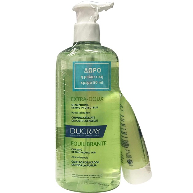 Ducray Πακέτο Προσφοράς Extra-Doux 400ml & Δώρο Conditioner 50ml Ducray Πακέτο Προσφοράς Extra-Doux 400ml & Δώρο Conditioner 50ml