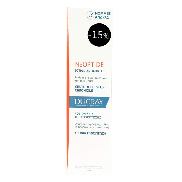 Ducray Neoptide Lotion Antichute Lotion Αγωγής Κατά της Προοδευτικής Τριχόπτωσης στον Άνδρα 100ml Promo -15% Ducray Neoptide Lotion Antichute Lotion Αγωγής Κατά της Προοδευτικής Τριχόπτωσης στον Άνδρα 100ml Promo -15%