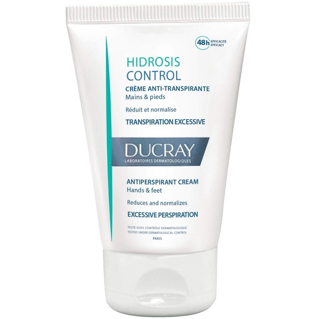 Ducray Hidrosis Control Creme Anti Transpirante Κρέμα Κατά της Εφίδρωσης για Χέρια & Πόδια 50ml Ducray Hidrosis Control Creme Anti Transpirante Κρέμα Κατά της Εφίδρωσης για Χέρια & Πόδια 50ml