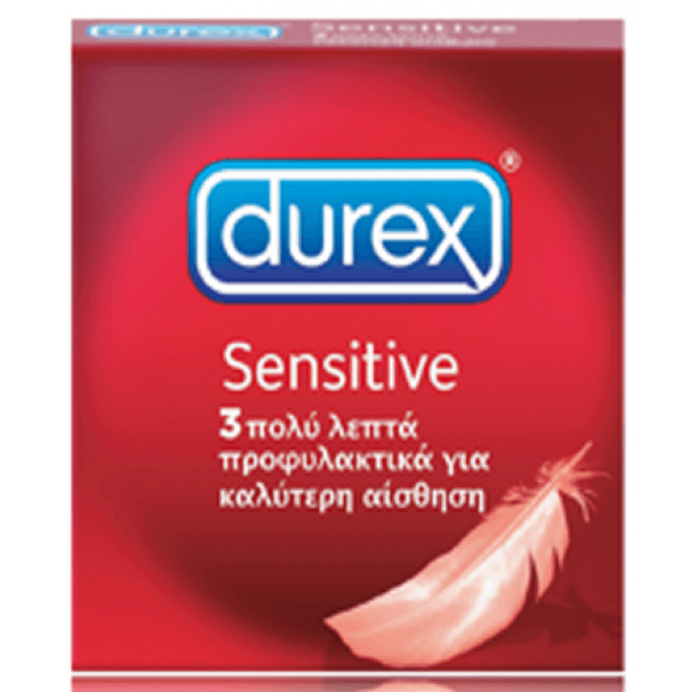 Durex Sensitive 3 Τεμάχια Durex Sensitive 3 Τεμάχια