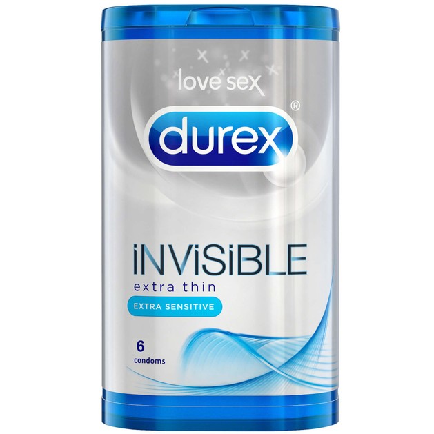 Durex Invisible 6 Tεμάχια Durex Invisible 6 Tεμάχια