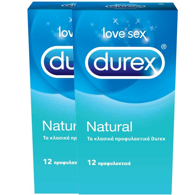 Durex Πακέτο Προσφοράς Natural Προφυλακτικά με Ήπια Λίπανση 2x12 Τεμάχια σε Ειδική Τιμή Durex Πακέτο Προσφοράς Natural Προφυλακτικά με Ήπια Λίπανση 2x12 Τεμάχια σε Ειδική Τιμή