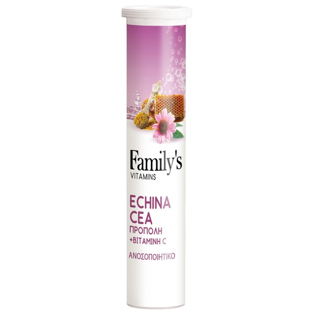 Δώρο Family\'s Echinacea Πρόπολη +Βιταμίνη C Συμπλήρωμα Διατροφής για το Ανοσοποιητικό 20 Effer.tabs Δώρο Family\'s Echinacea Πρόπολη +Βιταμίνη C Συμπλήρωμα Διατροφής για το Ανοσοποιητικό 20 Effer.tabs