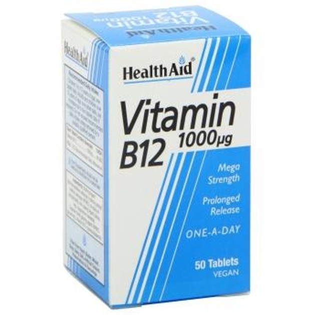 Health Aid Vitamin B12 1000μg 50tabs Health Aid Vitamin B12 1000μg 50tabs
