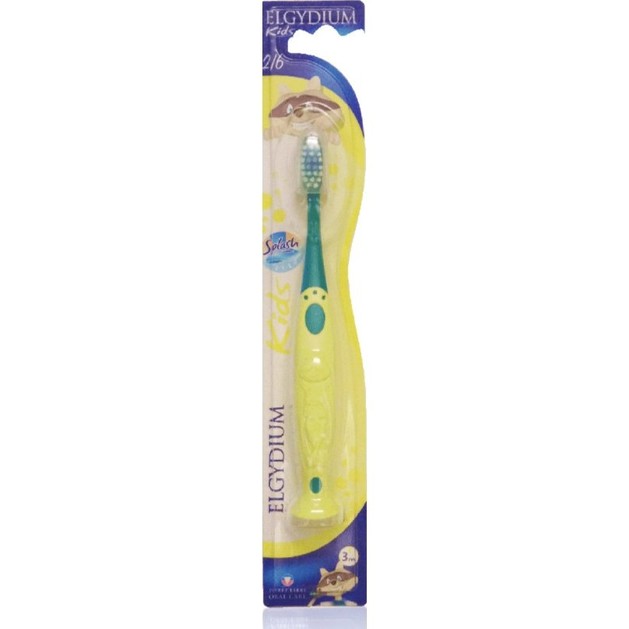 Elgydium Kids Οδοντόβουρτσα Για Παιδιά 2 ως 6 Ετών Green Elgydium Kids Οδοντόβουρτσα Για Παιδιά 2 ως 6 Ετών Green