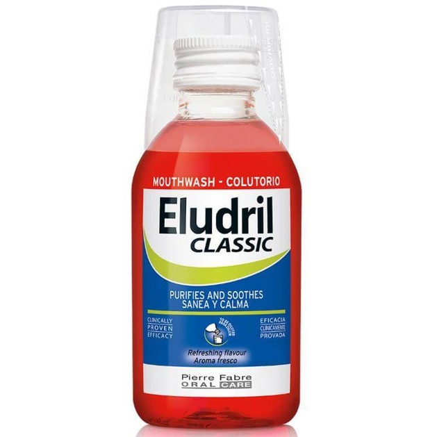 Eludril Classic Υγρό Διάλυμα για Στοματικές Πλύσεις, Εξυγιαντικό, Καταπραϋντικό Eludril Classic Υγρό Διάλυμα για Στοματικές Πλύσεις, Εξυγιαντικό, Καταπραϋντικό