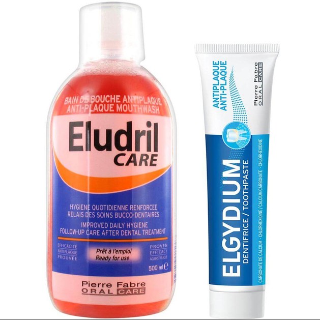Eludril Care Πακέτο Προσφοράς Στοματικό Διάλυμα κατά της Πλάκας 500ml & Δώρο Elgydium Antiplaque Toothpaste Οδοντόκρεμα 38ml Eludril Care Πακέτο Προσφοράς Στοματικό Διάλυμα κατά της Πλάκας 500ml & Δώρο Elgydium Antiplaque Toothpaste Οδοντόκρεμα 38ml