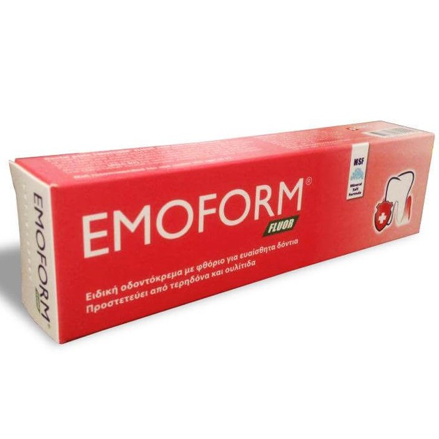 Emoform Fluor Οδοντόκρεμα 85ml Emoform Fluor Οδοντόκρεμα 85ml