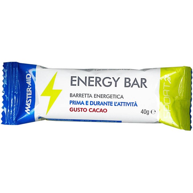Master Aid Energy Bar Gusto Cacao Μπάρα Ενέργειας με Γεύση Κακάο 40gr Master Aid Energy Bar Gusto Cacao Μπάρα Ενέργειας με Γεύση Κακάο 40gr