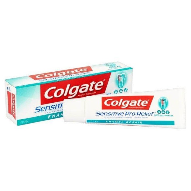 Colgate Sensitive Pro-Relief Enamel Repair Παρέχει Γρήγορη Ανακούφιση Από Τον Πόνο 75ml Colgate Sensitive Pro-Relief Enamel Repair Παρέχει Γρήγορη Ανακούφιση Από Τον Πόνο 75ml