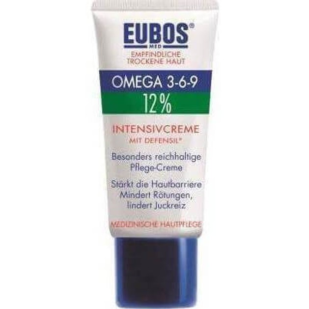 Eubos Omega 3-6-9 Face Cream Defensil Καταπραϋντικό Γαλάκτωμα Προσώπου με Ωμέγα Λιπαρά Οξέα, για το Ξηρό, Ευαίσθητο Δέρμα 50ml Eubos Omega 3-6-9 Face Cream Defensil Καταπραϋντικό Γαλάκτωμα Προσώπου με Ωμέγα Λιπαρά Οξέα, για το Ξηρό, Ευαίσθητο Δέρμα 50ml