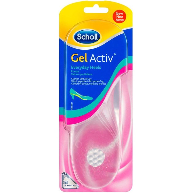 Scholl Gel Activ Everyday Heels Γυναικείοι Πάτοι για Παπούτσια με Τακούνι 1 ζευγάρι Scholl Gel Activ Everyday Heels Γυναικείοι Πάτοι για Παπούτσια με Τακούνι 1 ζευγάρι