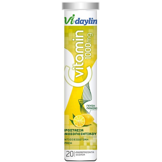 Abbott Vi-daylin Vitamin C Προστασία Ανοσοποιητικού 1000mg 20tabs Abbott Vi-daylin Vitamin C Προστασία Ανοσοποιητικού 1000mg 20tabs