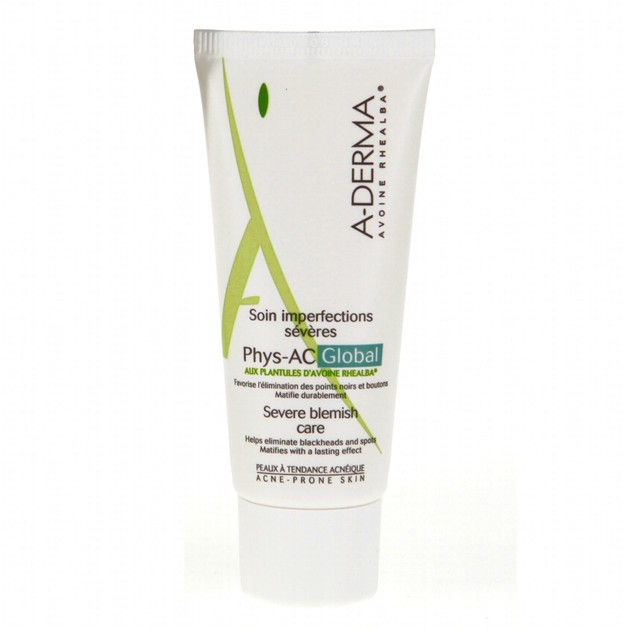 A-Derma Phys-AC Global Soin Imperfections Severes 40ml A-Derma Phys-AC Global Soin Imperfections Severes 40ml