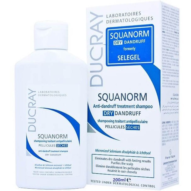 Ducray Squanorm Shampooing Pellicules Seches 200ml Ducray Squanorm Shampooing Pellicules Seches 200ml