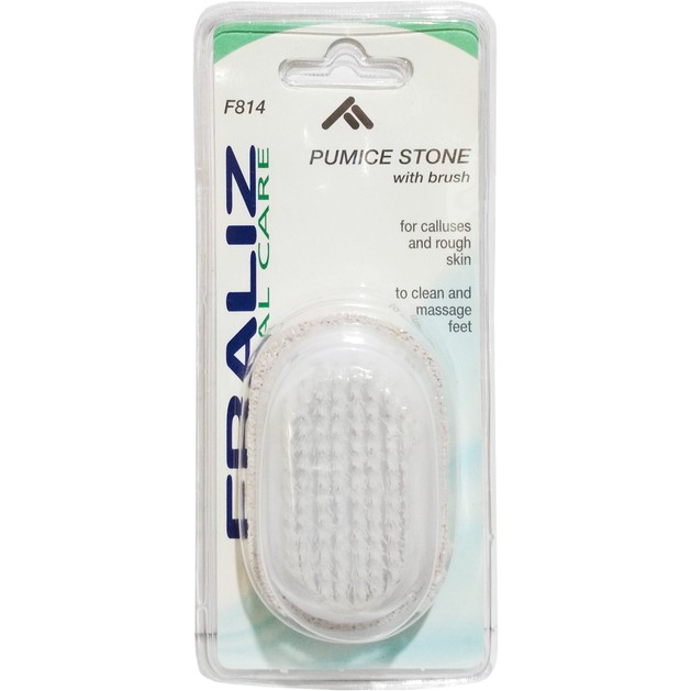 Fraliz F814 Pumice Stone With Brush Ελαφρόπετρα με Βουρτσάκι 1 Τεμάχιο Fraliz F814 Pumice Stone With Brush Ελαφρόπετρα με Βουρτσάκι 1 Τεμάχιο