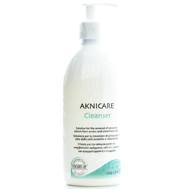 Synchroline Aknicare Cleanser Υγρό Αφρίζον Καθαριστικό Προσώπου για την Απομάκρυνση του Σμήγματος 500ml Synchroline Aknicare Cleanser Υγρό Αφρίζον Καθαριστικό Προσώπου για την Απομάκρυνση του Σμήγματος 500ml