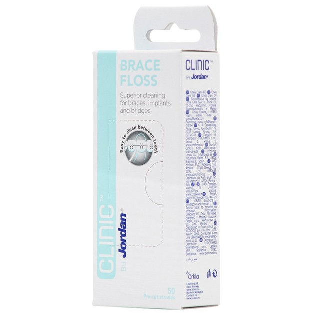 Jordan Clinic Brace Floss 50 Τεμάχια Jordan Clinic Brace Floss 50 Τεμάχια