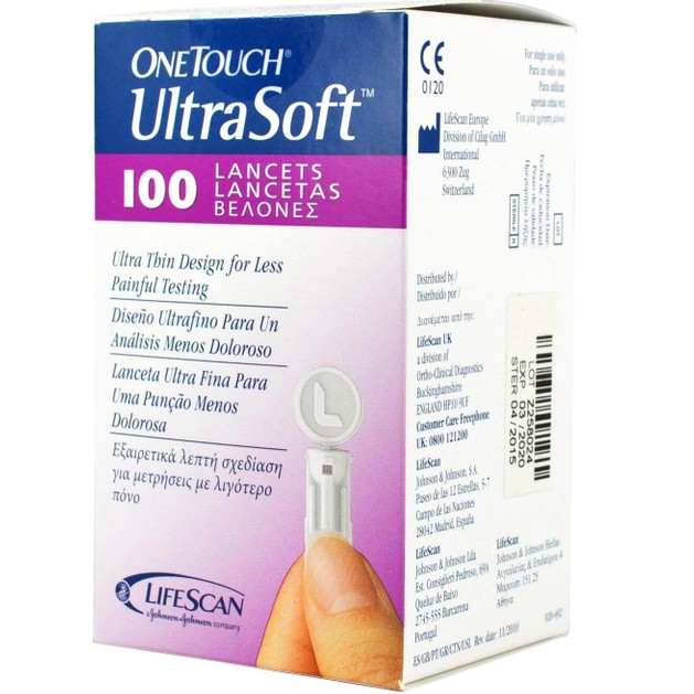 One Touch UltraSoft Βελόνες 100τμχ One Touch UltraSoft Βελόνες 100τμχ