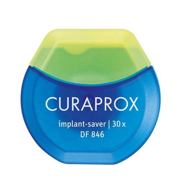 Curaprox DfF846 Implant - Saver Οδοντικό Νήμα για Εμφυτεύματα 30 Χρήσεων Curaprox DfF846 Implant - Saver Οδοντικό Νήμα για Εμφυτεύματα 30 Χρήσεων