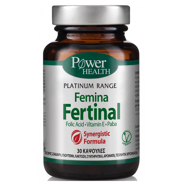 Power Health Classics Platinum Femina Fertinal με Ψευδάργυρο, Βιταμίνη Ε & Paba 30caps Power Health Classics Platinum Femina Fertinal με Ψευδάργυρο, Βιταμίνη Ε & Paba 30caps