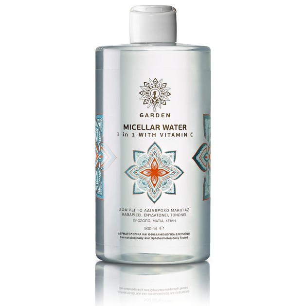 Garden Micellar Water 3 in 1 with Vitamin C 500ml Garden Micellar Water 3 in 1 with Vitamin C 500ml