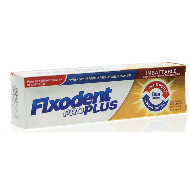 Fixodent Pro Plus Dual Power Premium Στερεωτική Κρέμα για Ολικές & Μερικές Οδοντοστοιχίες 40gr Fixodent Pro Plus Dual Power Premium Στερεωτική Κρέμα για Ολικές & Μερικές Οδοντοστοιχίες 40gr