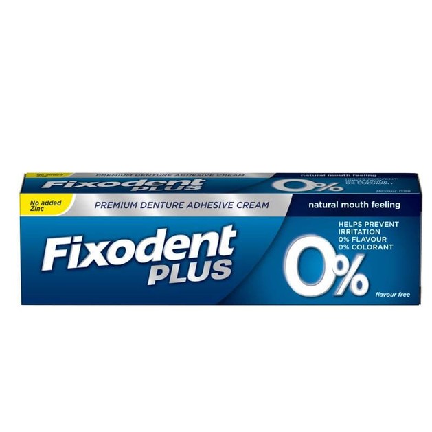Fixodent Pro Plus 0% Στερεωτική Κρέμα για την τεχνητή οδοντοστοιχία 40 gr Fixodent Pro Plus 0% Στερεωτική Κρέμα για την τεχνητή οδοντοστοιχία 40 gr